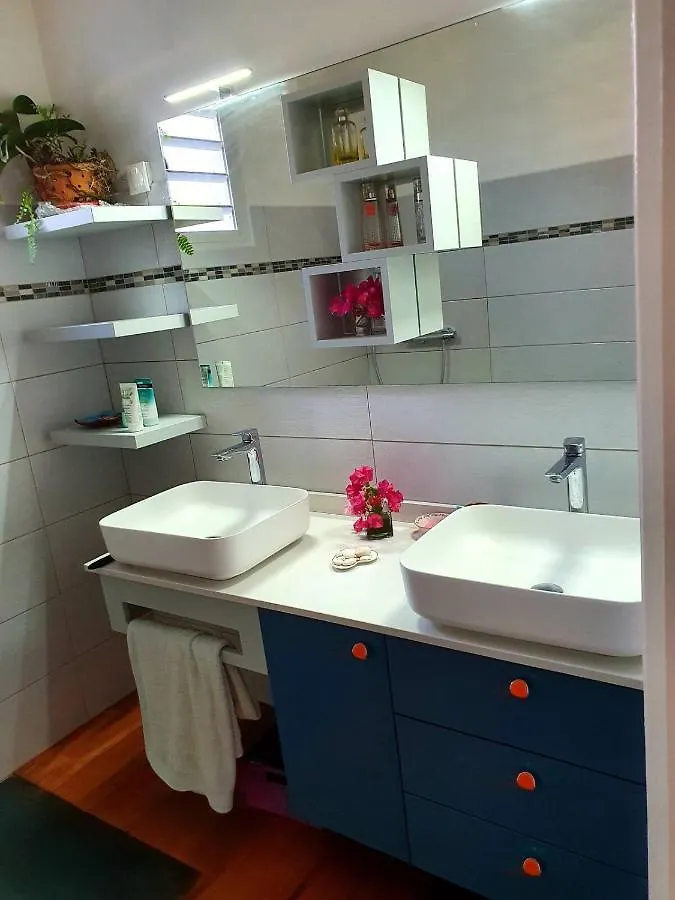 Deux Chambres Et Deux Salles De Bain Dans La Maison De Michelle L'Amirade Grande Anse  Проживание в семье Grande Anse (Grande-Terre)